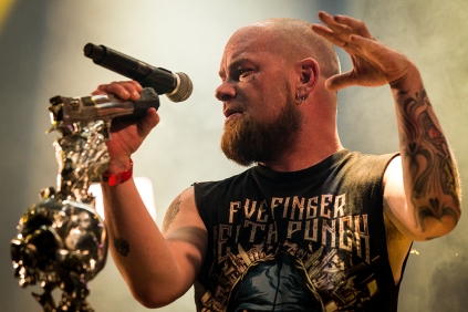 MONTREAL, QUE.: August 6, 2016-- Five Finger Death Punch perform during the first day of the 2016 Heavy Montreal festival at Parc Jean Drapeau on Saturday August 6, 2016. (Tim Snow / EVENKO MANDATORY CREDIT)